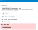 Update fehlgeschlagen: client denied by server configuration. Download von Nextcloud 29.0.4 nicht möglich.
