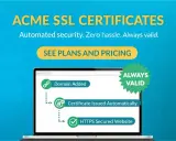 ACME SSL-Zertifikate: Domain hinzugefügt, automatisch ausgestellt, HTTPS gesichert. Die Bedeutung von ACME ist hier: immer gültig, automatisierte Sicherheit.