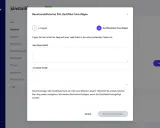 Benutzerdefiniertes SSL-Zertifikat hinzufügen: Inhalte der .key und .crt-Dateien einfügen, um das SSL-Zertifikat zu installieren.