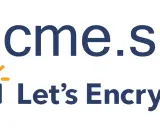 acme.sh: Ein Schloss-Symbol und "Let's Encrypt" stehen für sichere Zertifikate.