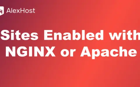 AlexHost: Websites enabled with NGINX or Apache.