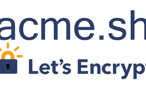 acme.sh: Ein Schloss-Symbol und "Let's Encrypt" stehen für sichere Zertifikate.
