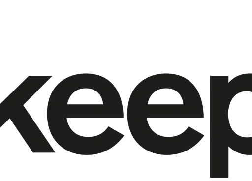 Gelbes Vorhängeschloss mit @-Symbol und dem Wort "keeper" daneben. Ein Symbol für Sicherheit und den "keeper test".
