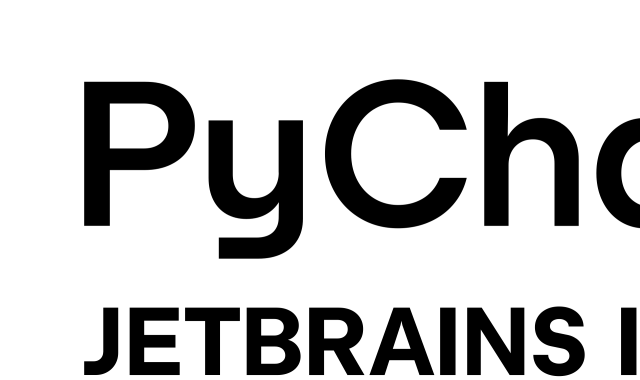 Das PyCharm-Logo mit dem Schriftzug "PC" und einem Unterstrich, umgeben von einem Farbverlauf. Nützlich für PyCharm suchen und ersetzen.