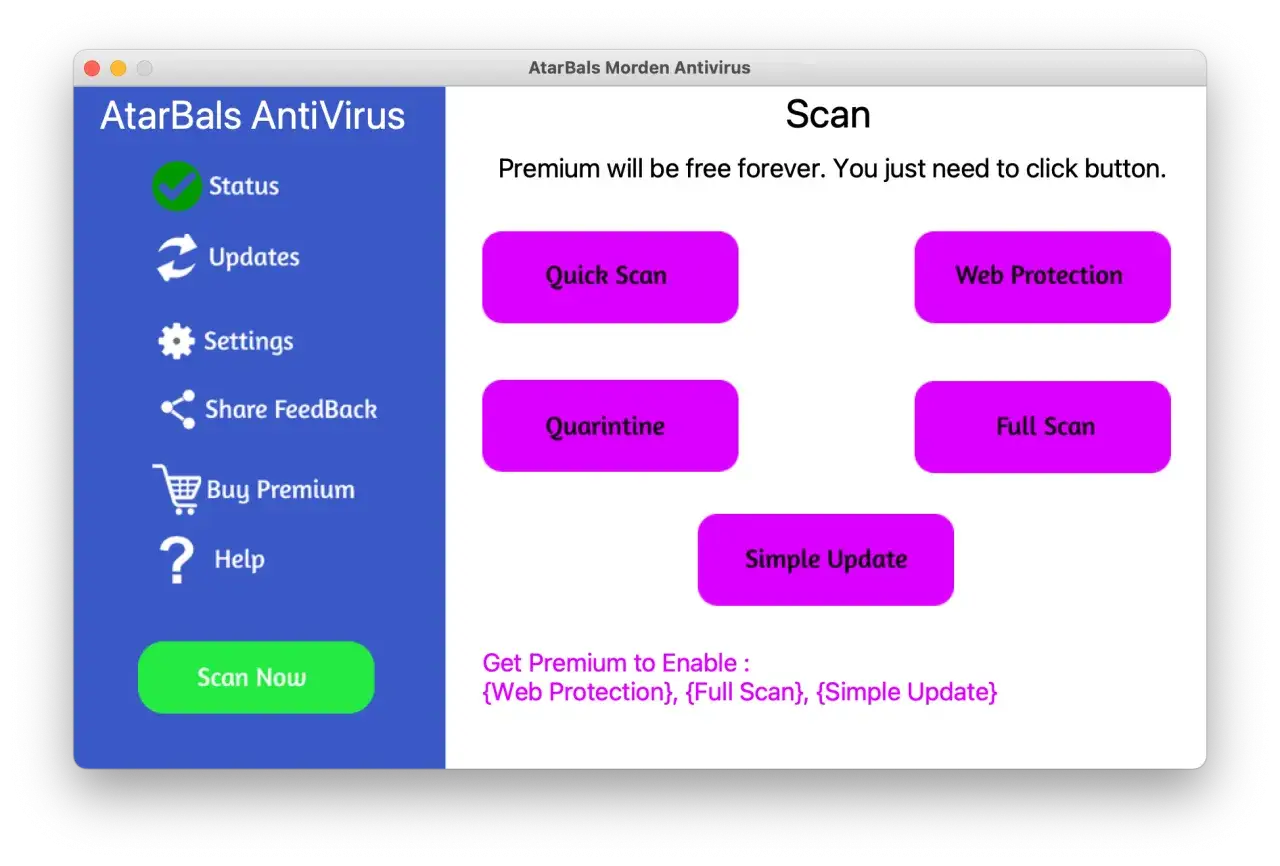 AtarBals AntiVirus: Ein tkinter button f&uuml;r 