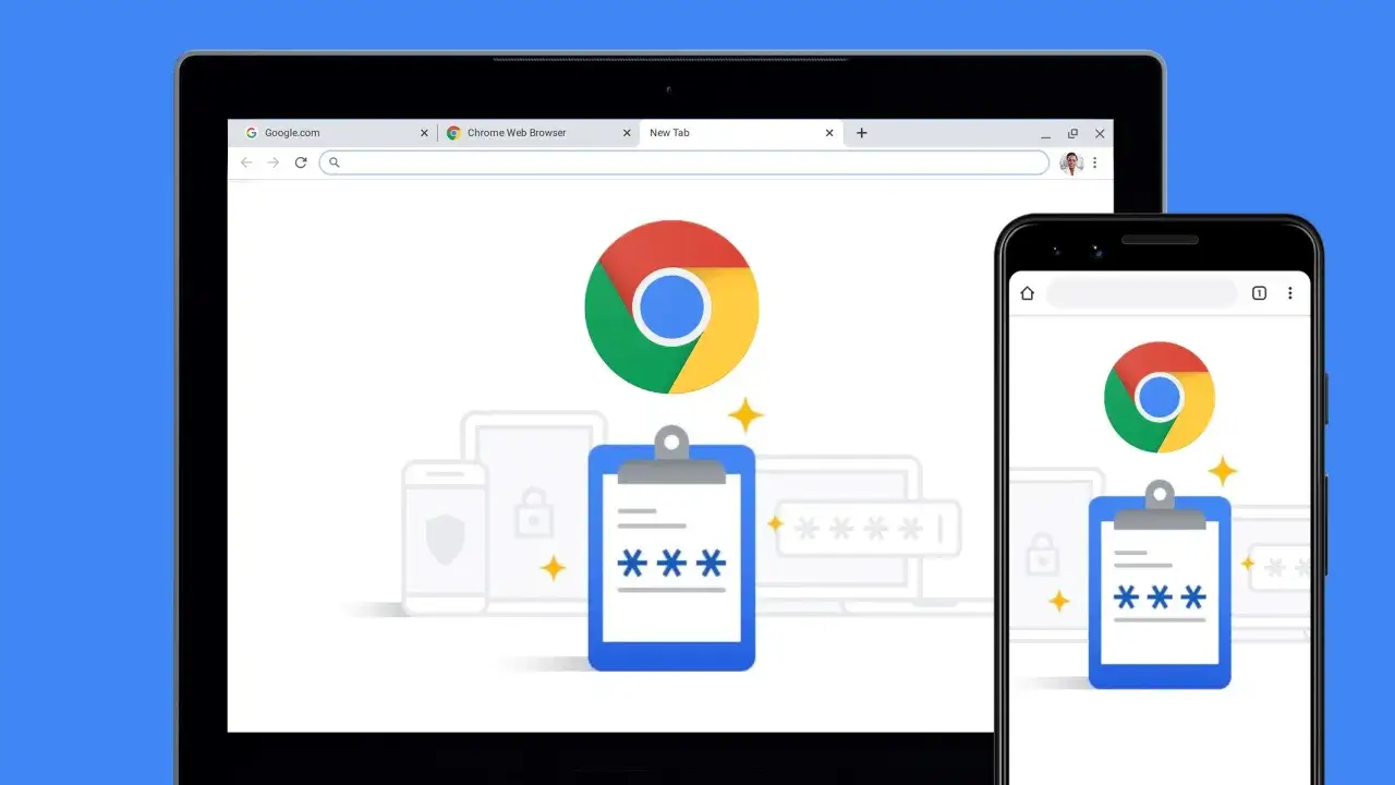 Google Chrome Passwort Manager: Sichere Passw&ouml;rter auf Tablet und Smartphone.